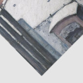 Gustave Caillebotte - Dakpannen in de sneeuw Tissuepapier (Detail)