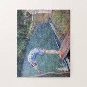 Gustave Caillebotte - De badende / De duiker Legpuzzel (Verticaal)