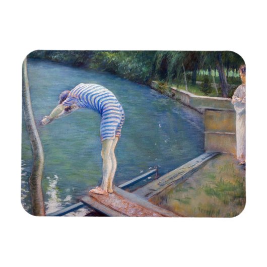 Gustave Caillebotte - De badende / De duiker Magneet (Horizontaal)