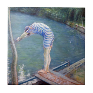 Gustave Caillebotte - De Bader / De Duiker Tegeltje