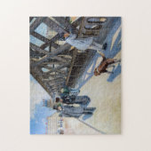 Gustave Caillebotte - De brug bij Europa Legpuzzel (Verticaal)