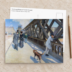 Gustave Caillebotte - De Europa- brug Briefkaart