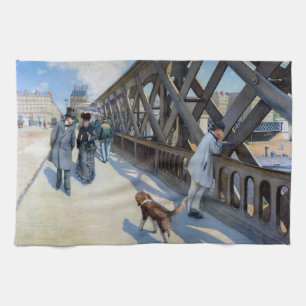 Gustave Caillebotte - De Europa- brug Theedoek