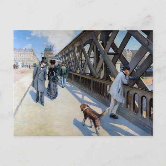 Gustave Caillebotte - De Europese Brug Briefkaart (Voorkant)