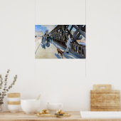 Gustave Caillebotte - De Europese Brug Poster (Keuken)