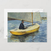 Gustave Caillebotte - De Gele Boat Briefkaart (Voorkant / Achterkant)
