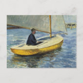 Gustave Caillebotte - De Gele Boat Briefkaart (Voorkant)