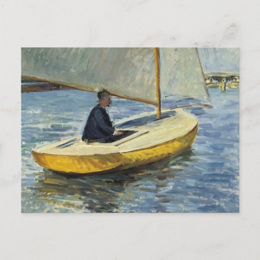 Gustave Caillebotte - De Gele Boat Briefkaart (Voorkant)