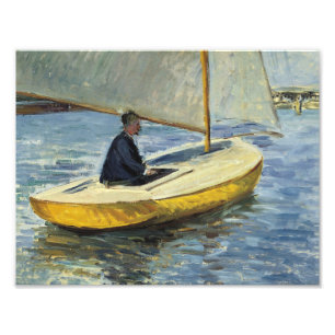 Gustave Caillebotte - De Gele Boat Foto Afdruk