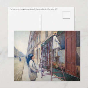 Gustave Caillebotte - De huisschilders Briefkaart