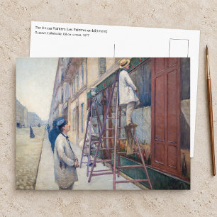 Gustave Caillebotte - De Huisschilders Briefkaart