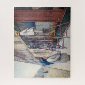 Gustave Caillebotte - De huisschilders Legpuzzel (Verticaal)