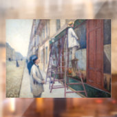 Gustave Caillebotte - De huisschilders Raamsticker (Vel 2)