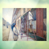 Gustave Caillebotte - De huisschilders Raamsticker (Vel 3)