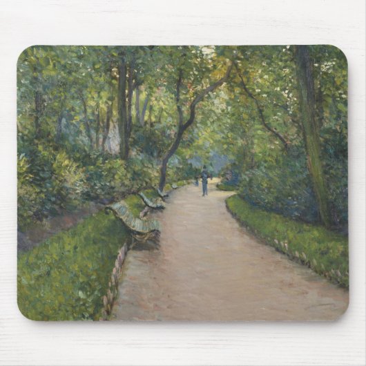 Gustave Caillebotte - De Monceau-park Muismat (Voorkant)