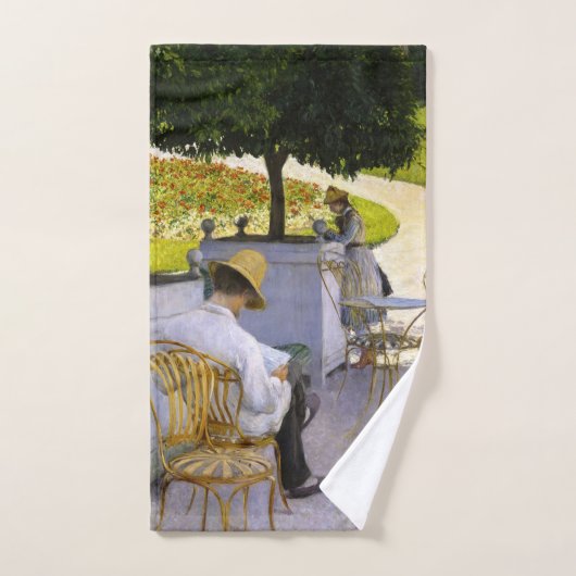 Gustave Caillebotte - De Oranje bomen Bad Handdoek (Handdoek)