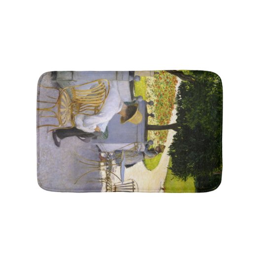 Gustave Caillebotte - De Oranje bomen Badmat (Voorkant)