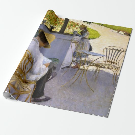 Gustave Caillebotte - De Oranje bomen Cadeaupapier (Uitgerold)