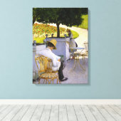 Gustave Caillebotte - De Oranje bomen Canvas Afdruk (Insitu (Houten vloer))