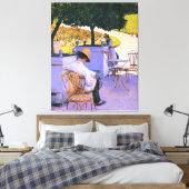 Gustave Caillebotte - De Oranje bomen Canvas Afdruk (Insitu (Slaapkamer))