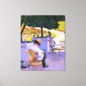 Gustave Caillebotte - De Oranje bomen Canvas Afdruk (Voorkant)