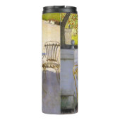 Gustave Caillebotte - de Oranje bomen die de kraan Thermosbeker (Achterkant)