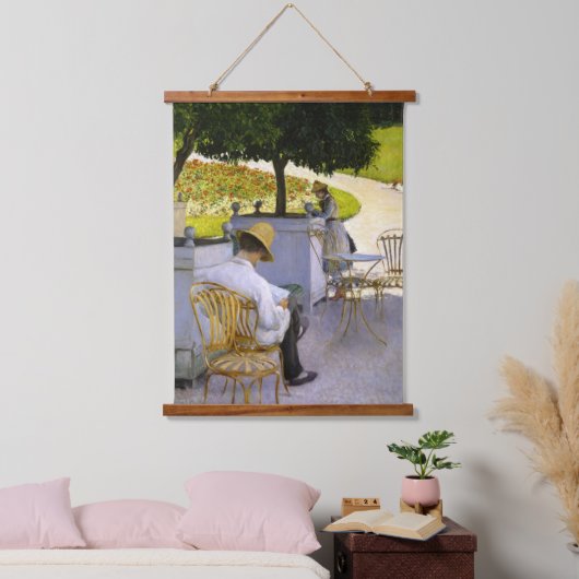 Gustave Caillebotte - De Oranje bomen Hangend Wandkleed (Slaapkamer)