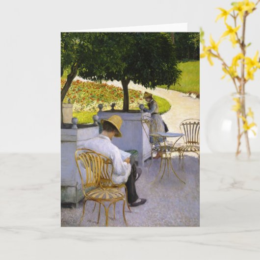 Gustave Caillebotte - De Oranje bomen Kaart (Gele Bloem)