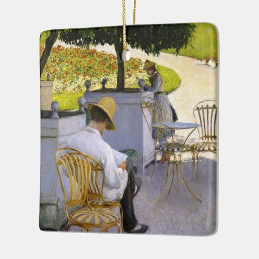 Gustave Caillebotte - De Oranje bomen Keramisch Ornament (Links)