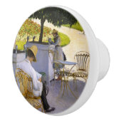 Gustave Caillebotte - De Oranje bomen Keramische Knop (Rechts)