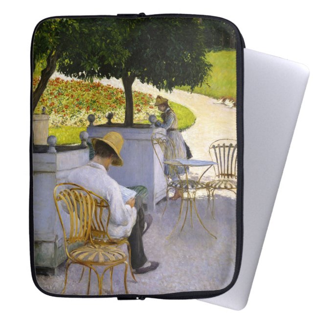 Gustave Caillebotte - De Oranje bomen Laptop Sleeve (Creator heeft geüpload)