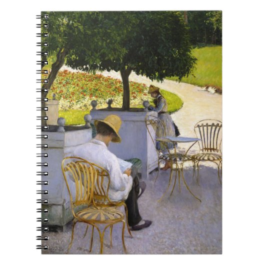 Gustave Caillebotte - De Oranje bomen Notitieboek (Voorkant)