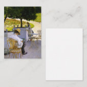 Gustave Caillebotte - De Oranje bomen Notitiekaartje (Voorkant / Achterkant)