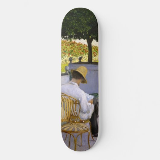 Gustave Caillebotte - De Oranje bomen Persoonlijk Skateboard (Voorkant)