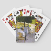 Gustave Caillebotte - De Oranje bomen Pokerkaarten (Achterkant)