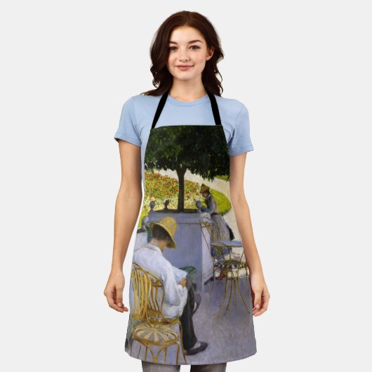 Gustave Caillebotte - De Oranje bomen Schort (Gedragen)