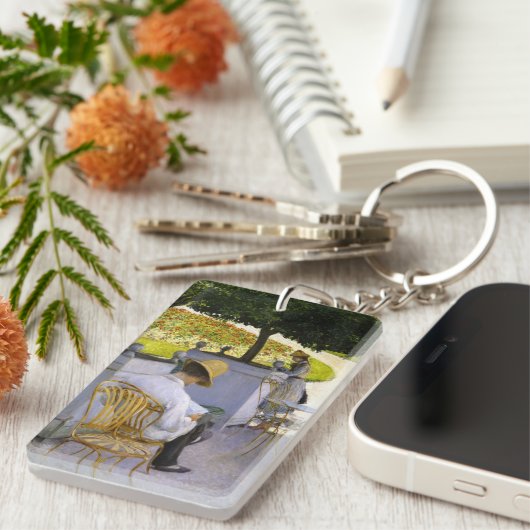Gustave Caillebotte - De Oranje bomen Sleutelhanger (Voorkant Rechts)