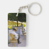 Gustave Caillebotte - De Oranje bomen Sleutelhanger (achterkant)