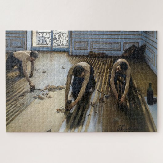 Gustave Caillebotte - De parket schrapers Legpuzzel (Horizontaal)
