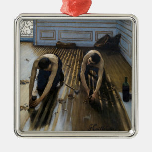 Gustave Caillebotte - De parket schrapers Metalen Ornament