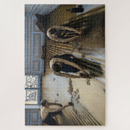 Gustave Caillebotte - De parketkrabbers Legpuzzel (Verticaal)