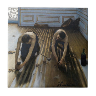 Gustave Caillebotte - De parketwerkers Tegeltje