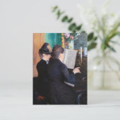 Gustave Caillebotte - De Pianoles Briefkaart (Staand voorkant)