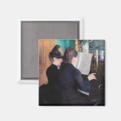 Gustave Caillebotte - De Pianoles Magneet (Voorkant / Achterkant)