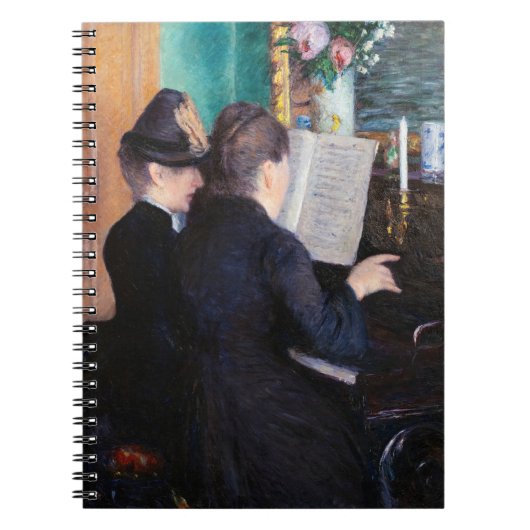 Gustave Caillebotte - De Pianoles Notitieboek (Voorkant)