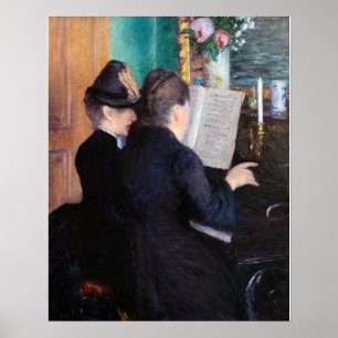 Gustave Caillebotte - De Pianoles Poster