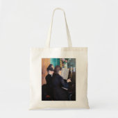 Gustave Caillebotte - De Pianoles Tote Bag (Voorkant)