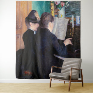 Gustave Caillebotte - De Pianoles Wandkleed