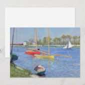 Gustave Caillebotte - De Seine bij Argenteuil Kaart (Voorkant / Achterkant)