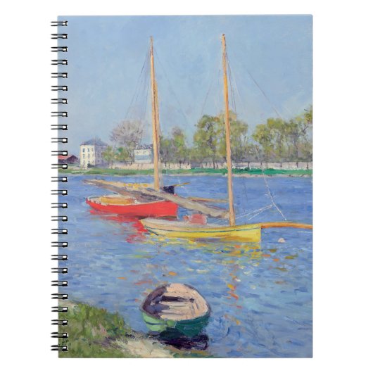 Gustave Caillebotte - De Seine bij Argenteuil Notitieboek (Voorkant)